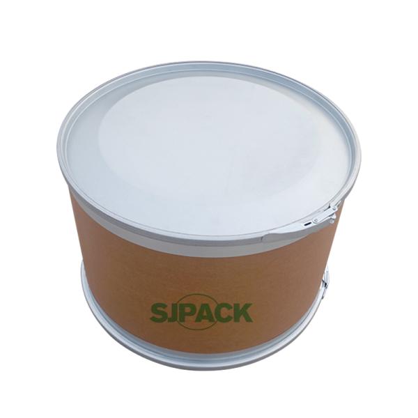 90L Hot Melt Glue Fibre Drum with Steel Cover - 571.5mm Diameter