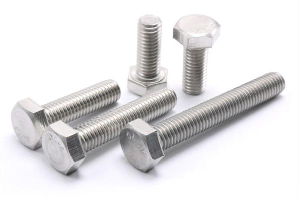 Hardware Stainless Steel Bolts Nuts DIN933 with Plain Zinc and Grade SUS304