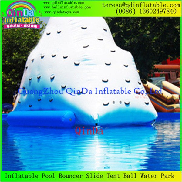 Commercial Grade Climbing Mountain Climbing Tower Inflatable Water Icebergs Outdoor Iceber