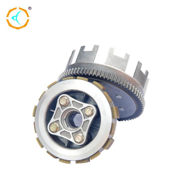 Chongqing Motorcycle Clutch Kits , CG125 Motorcycle Centrifugal Clutch / Silver Color