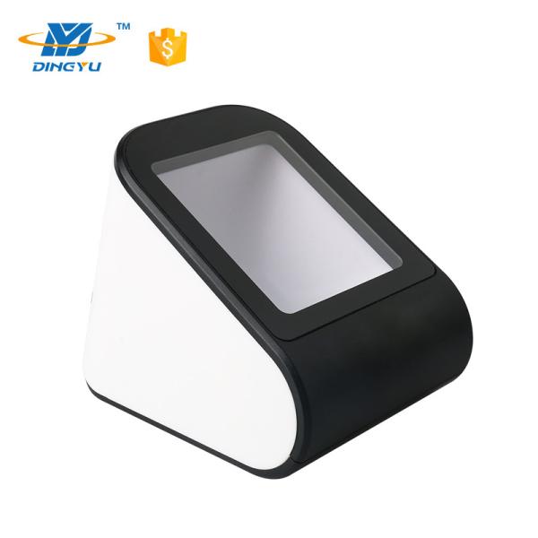 Ergonomic Scanning Angle Design USB Wired Desktop 1D 2D Reader Barcode Scanner