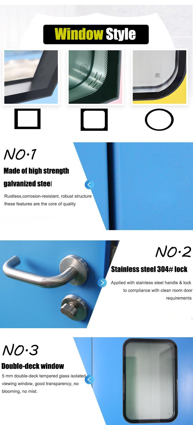Modern Operating Room Hermetic Door Antibacterial Surface Clean Room Door