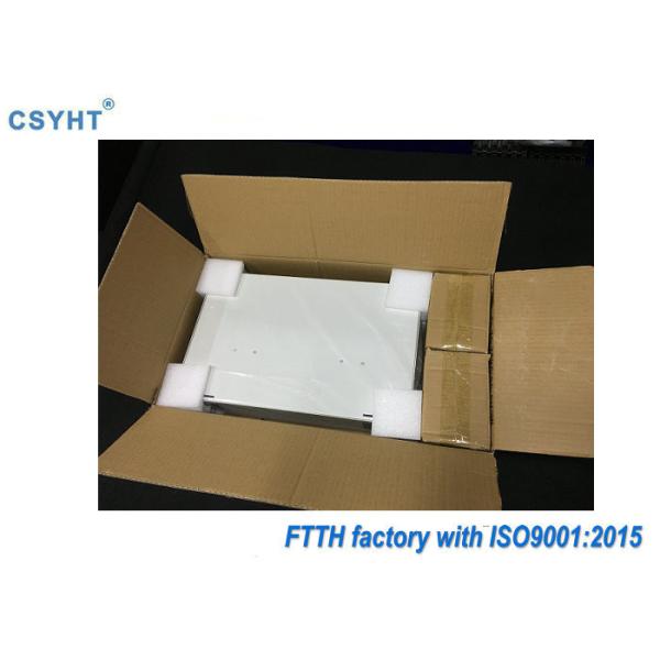 72 Fibers SC Fiber Optic Cable Patch Panel 19'' Rackmount ODF With PLC Splitter