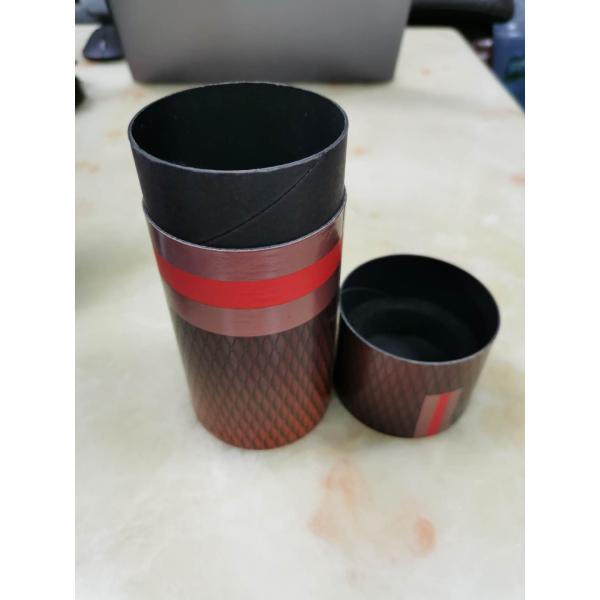 Cylinder Cosmetics 2mm Cardboard Jar Packaging With Sponge