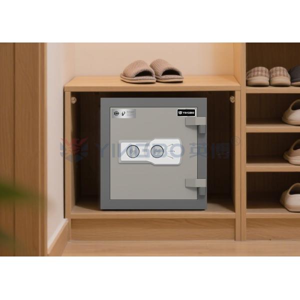 H420mm Caisse de sécurité pour documents, argent, bijoux, coffre-fort à l'épreuve du feu, en acier massif