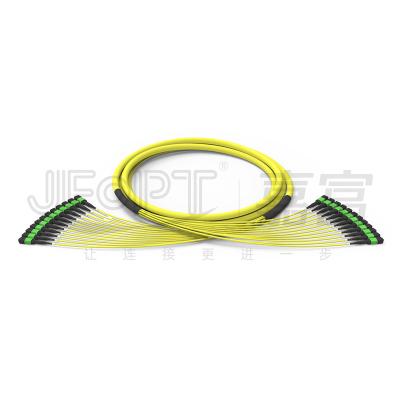 144 câble OS2 unimodal MPO/RPA LSZH du câble 3.0mm de tronc des unités MPO des noyaux 12 sous