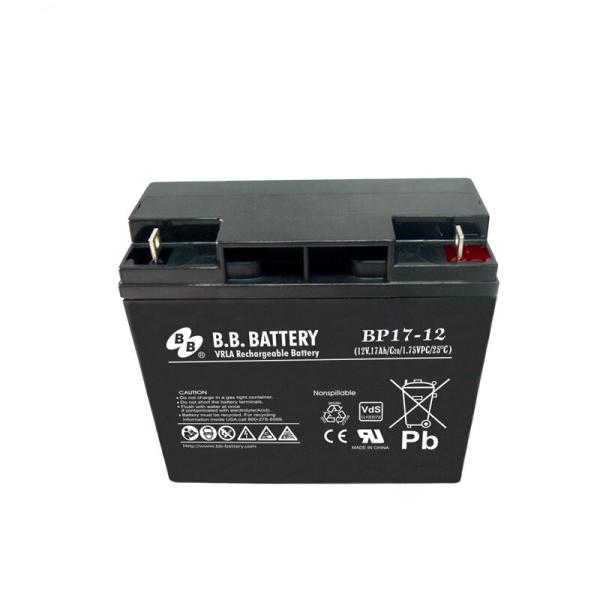 B. B. Battery BP Series BP17-12FR 12V 17Ah VRLA Lead-Acid Rechargeable Battery for UPS
