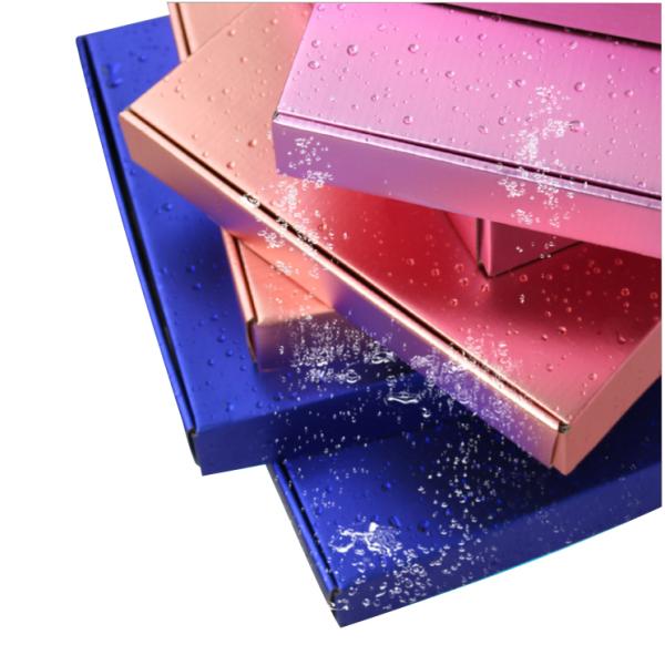 Коробка таможни изготовленного на заказ печатания складывая рифленая с водоустойчивое металлопленочным