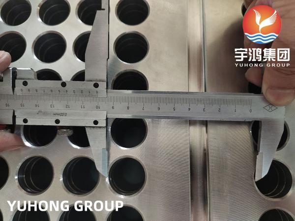 Weld overlay Tubesheet , ASTM A266 Gr.2 CS Tube Sheet Cladding Stainless Steel