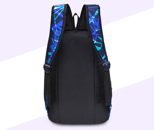 New nylon waterproof backpack large-capacity leisure student bag printed travel backpack
