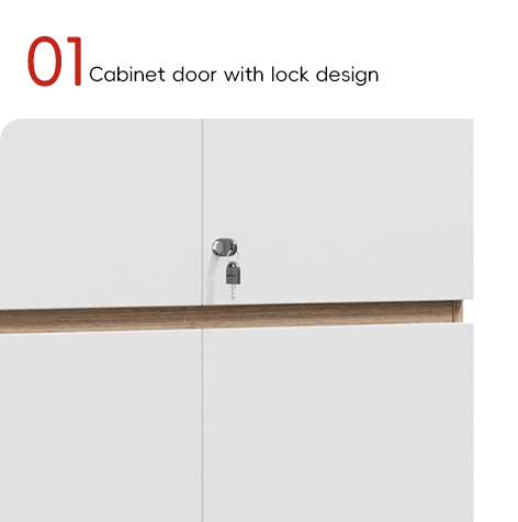 Support customization Modern Bedroom Wardrobe with Ample Storage and Hanging Rod Simple Wood Furniture Easy Assembly