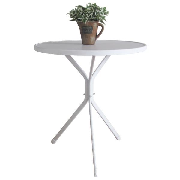 Outdoor Leisure Metal Garden Coffee Tables in Modern Round Shape with Customized Color