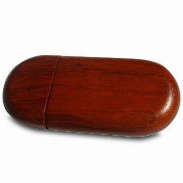 capacidad grande AT-101Q de memoria USB de madera