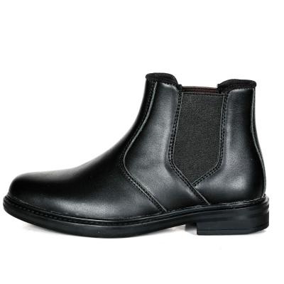 Chaussures de sécurité en ciment résistant à l'huile imperméable à l'eau lacets fermeture en cuir de qualité authentique