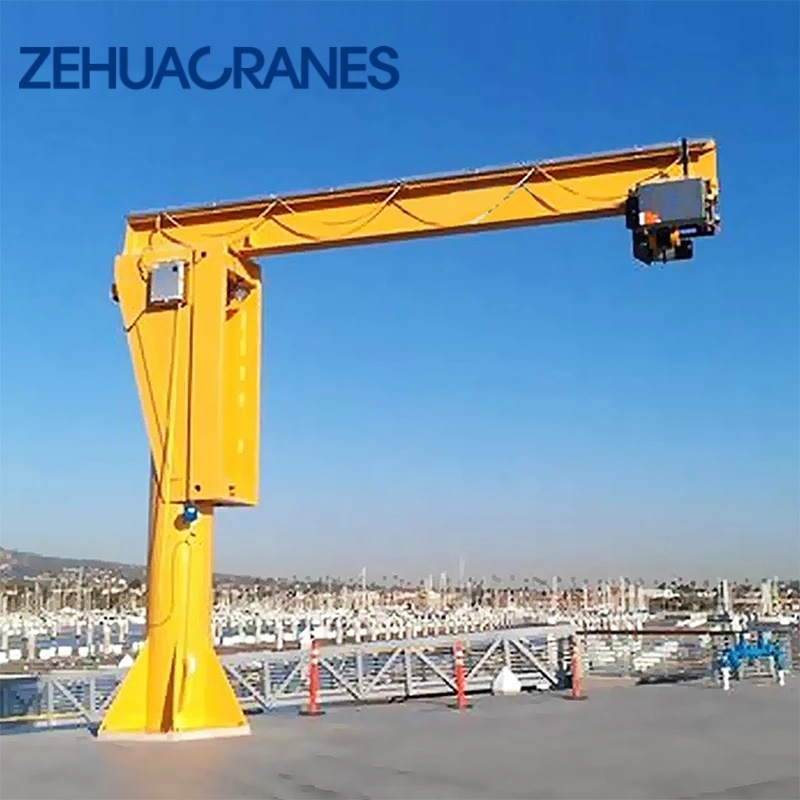 Top Quality Electric Column-Mounted Jib Crane 360-Degree Slewing Cantilever Crane with Customized Arm Length