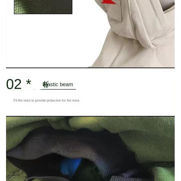 Шлифовальная шапка промышленная пылевая полировка краски холст пылевая шапка всеобъемлющая крышка защитная крышка защита труда