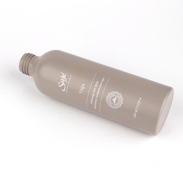 6.7OZ 10OZ 16.7OZ Aluminum Cosmetic Bottles Milk Tea Color Hand Lotion Packaging