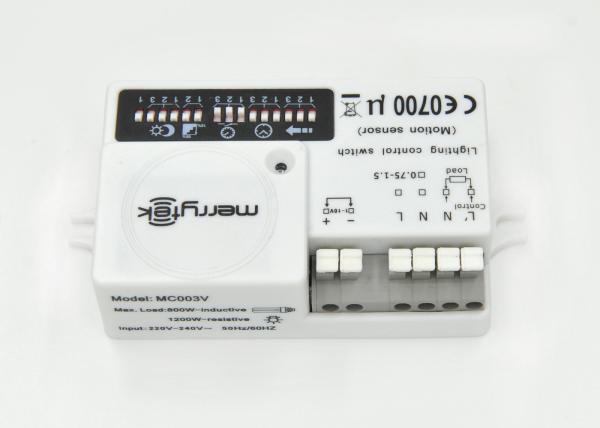 Automatic Switch Dimmable Motion Sensor With LED Trailing Edge Dimmer