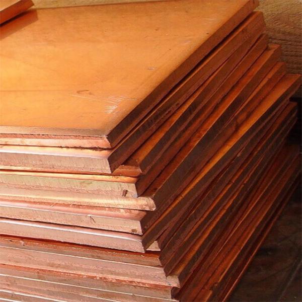 99,9% espessura de cobre pura da chapa metálica 1.2mm 0.8mm para a construção