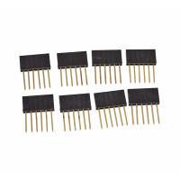 2.54m m chapado en oro de 6 8 10 escudos de Pin Header Connector For Arduino