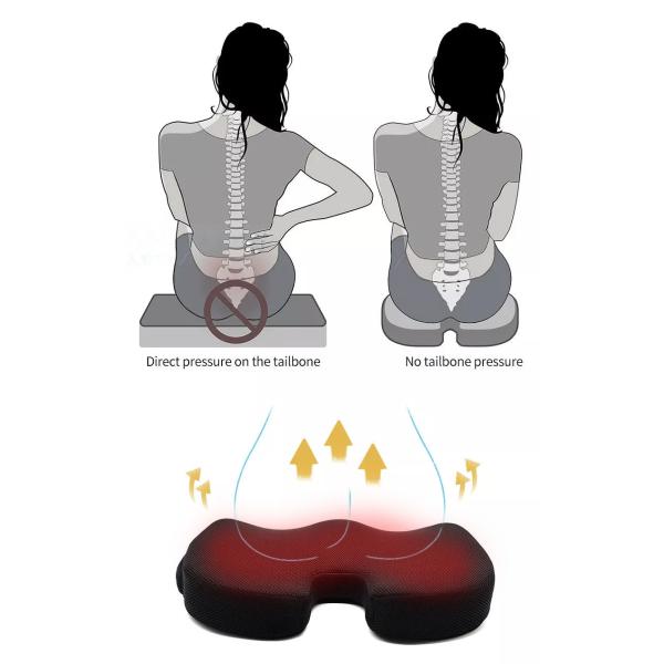 Портативный валик стула для предохранения от перегрева размера боли в спине 45×35×7км