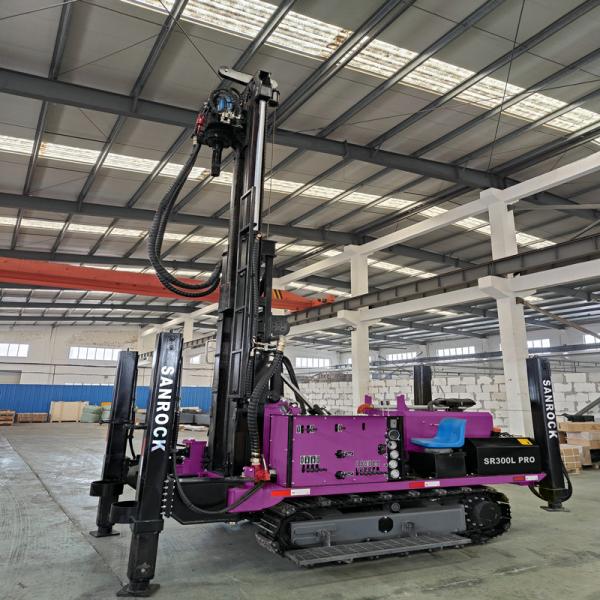 Скважина гидравлической буровой установки Crawler роторная 300 метров буровой установки водяной скважины