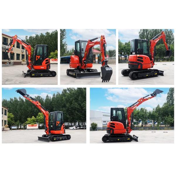 Мини экскаватор 3,5 тонны Kubota двигатель Маленькая экскавация CE EPA EURO5