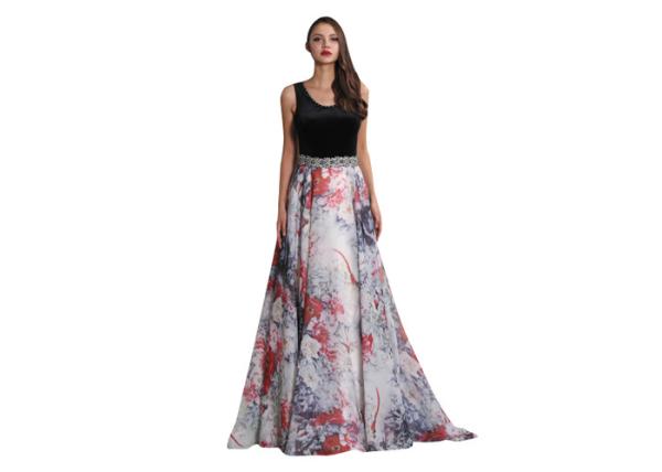 Beautiful Sleeveless Elegant European Style Evening Dresses For Banquet