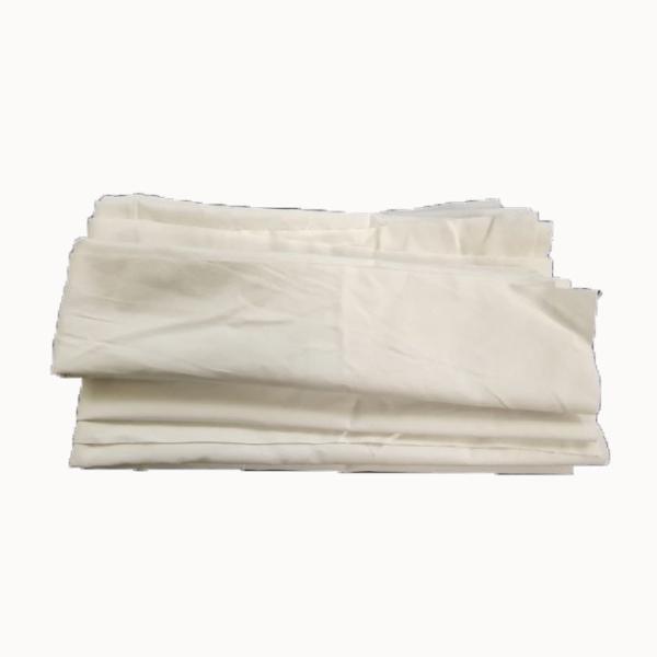 Algodão branco reciclado Rags 44*44cm da folha de cama para a limpeza da pintura