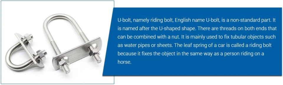 Pipe clamp U-Bolts 