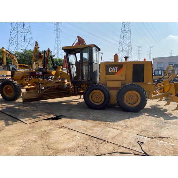 CAT 140K Used Grader with Liyuan Valve and Other Bucket Capacity in Good Condition