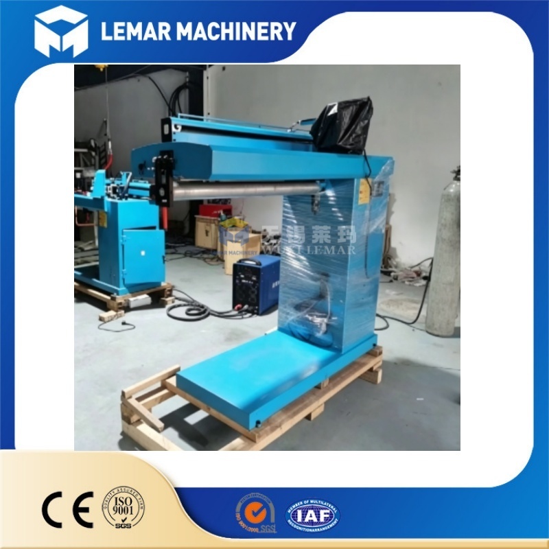 PLC CNC Pipe Longitudinal Seam Welder 0.4–8mm Thin Wall Pipe Duct Welding Machine