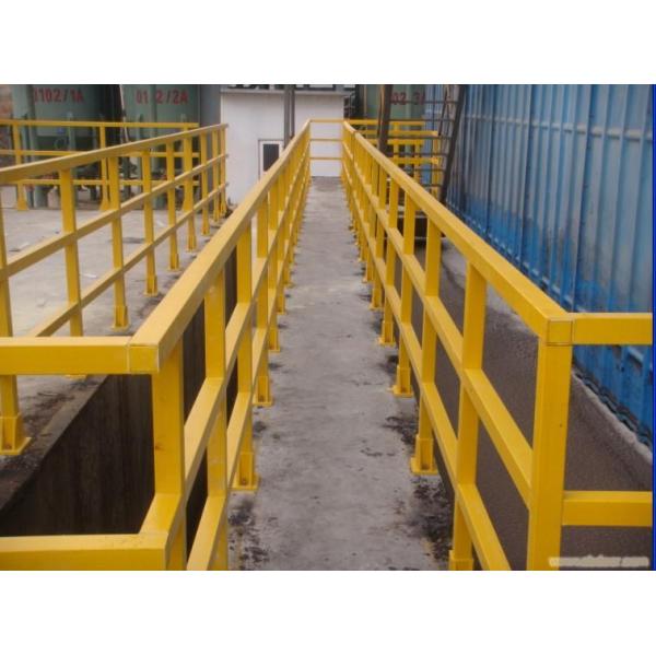 Chemical Corrosion Resistant FRP GRP Balustrades and Fiberglass Handrails for Industrial