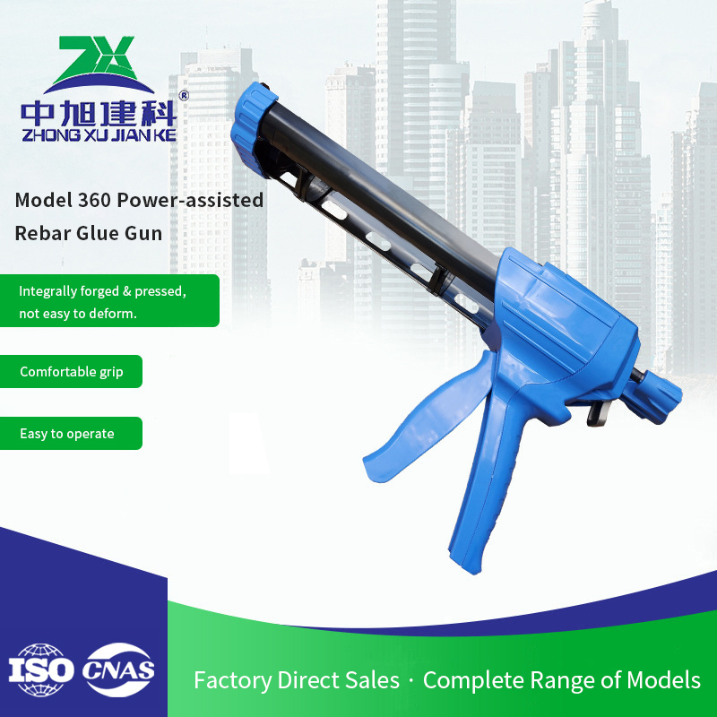 Factory Direct 360ml Blue Epoxy Gun 1:1 Two Part Structural Adhesive Mixing Handwork Dispenser Gun