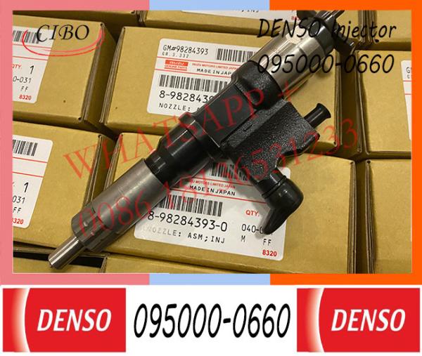 Fuel Injector DENSO ISUZU 4HK1 Engine Common Rail Injector 095000-0660 8982843930 8-98284393-0