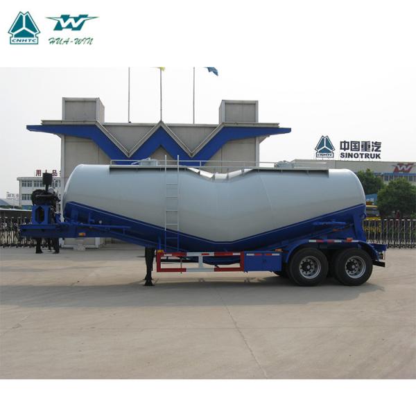 Sinotruk HOWO Bulk flour Bulk feed  Dry mortar  Powder Material Transporter Tank Truck Trailer for sale