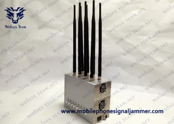 8 channels Indoor High Power mobile phone Jammer GSM CDMA UMTS 4G Bluetooth