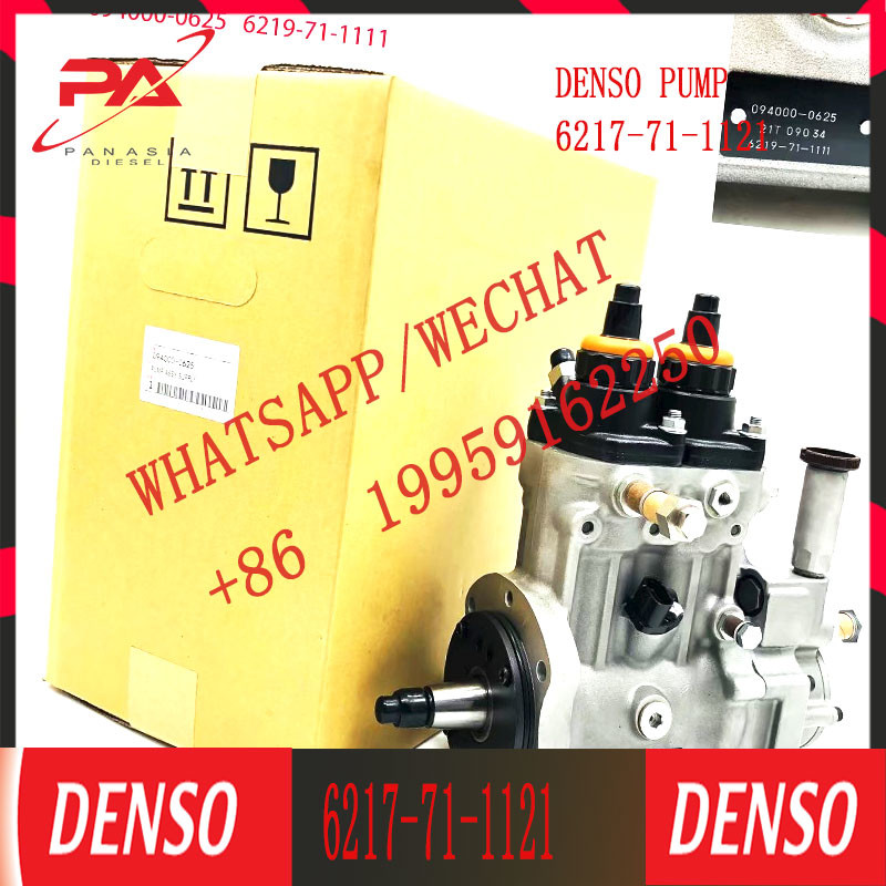 Оригинальный двигатель D155 D155AX-6 SA6D140E топливный насос Assy,Denso инжекторный насос:094000-0322,6217-71-1120, 6217-71-1121,