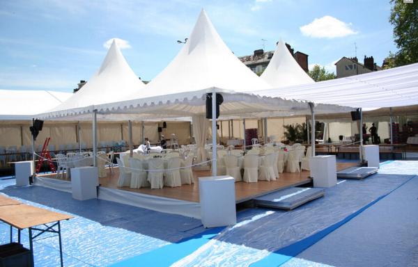 Custom High Peak Pagoda Tents Marquee Tent For Wedding Golf Events