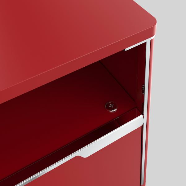 FLEX RAL Color Metal pedestal file cabinet , Office Storage Cabinet With Wheels