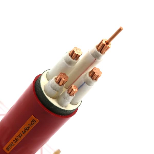 Copper Conductor Sheath Mineral Insulated Power Cable 5 Core BBTRZ Electrical Cable