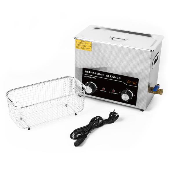 6L Mechanical Ultrasonic Cleane rwith Heater Powerful Ultrasound 180w for Watch Glass Auto Motor Bike Dental Parts