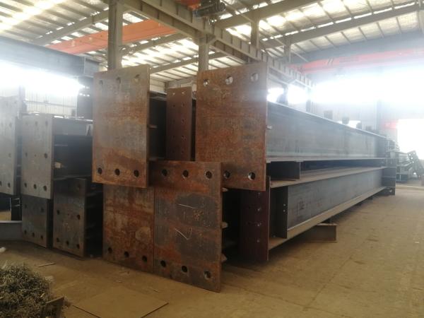 Prefab Steel Structure Beams Columns ASTM A36 Q235B Q355B