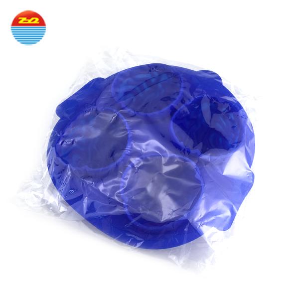 Summer hot sale Four squares Brain silicone ice cube tray for Making ice cream