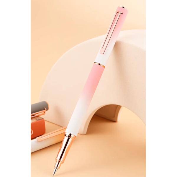 Metal upright pen 0.28 erasable erasing pen.Special color pen Metal pen for students School metal pen