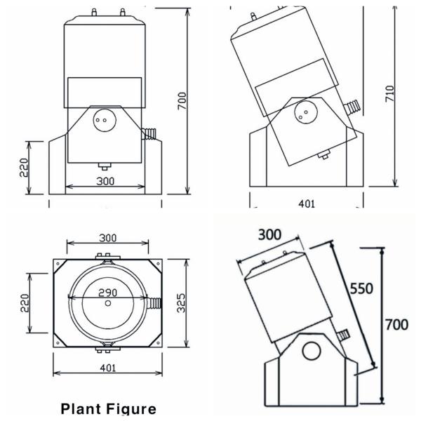 сопло фонтана расстояния 8000Л/Х 22мм 5м ламинарное