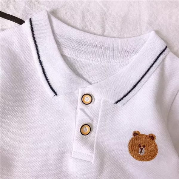 1.2M Polyester Holiday Children'S Outfit Sets Wear Lapel Collar