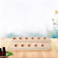 Envase de presentación de madera en el mayor volumen soporte de estante para aceites esenciales decoración del hogar organizador de almacenamiento colgante