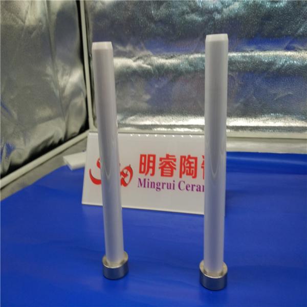ZrO2 Zirconia Ceramic Plunger With Steel Head Wear And Corrosion Resistant