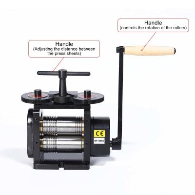 Small Jewelry Manual Rolling Mill Machine 110/130mm 110V-220V